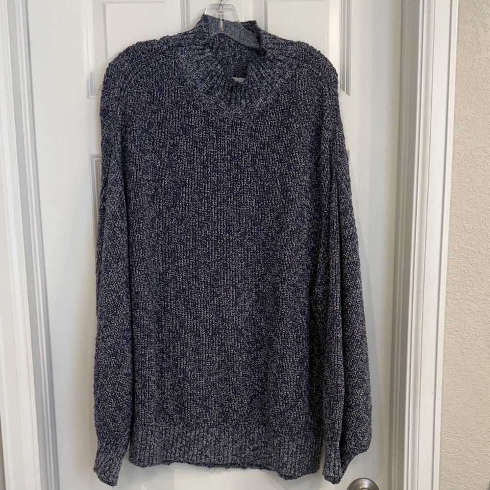Aerie Cotton Mock-Neck Oversized Sweater, XL, NWOT
